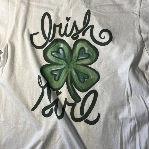 Irish Girl T Shirt Womens Medium‎ Garment One Tag Irish Girl Shamrock St Patti’s - Picture 2 of 7